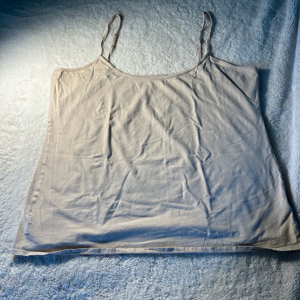 Tan shirt